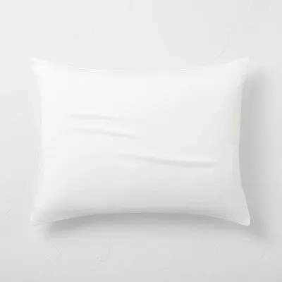 New - Casaluna Comforter Sham Lyocell Cotton Blend Soft Fabric Casaluna, White, King