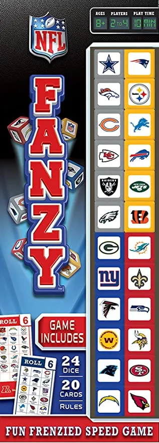 NFL All Teams Fanzy Dice Game