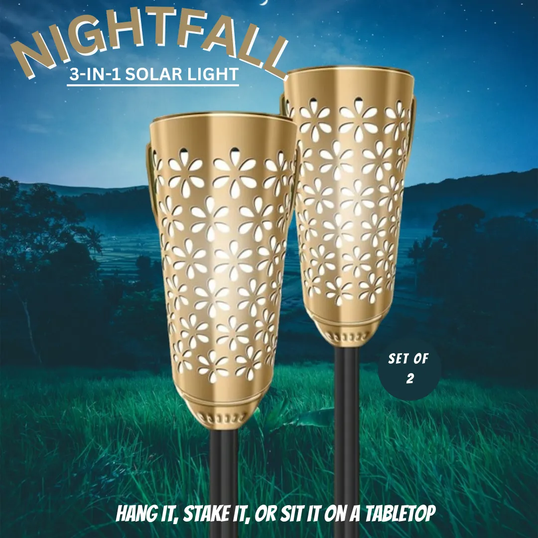 Night Fall 3 in 1 Solar Light