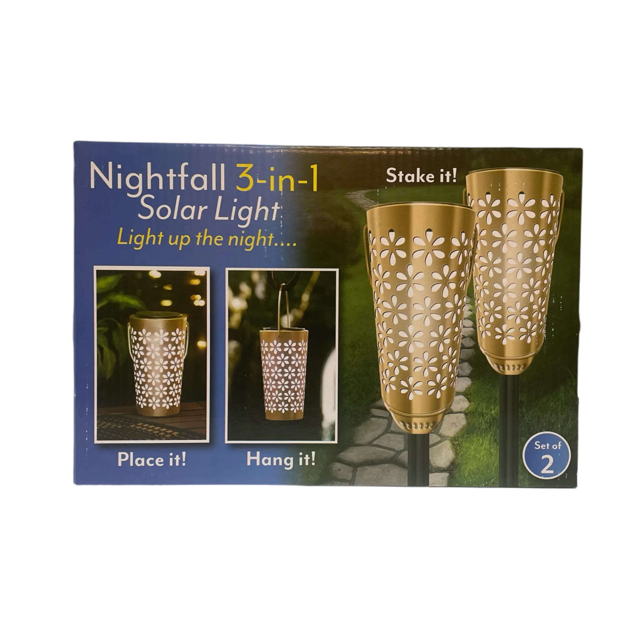 Night Fall 3 in 1 Solar Light