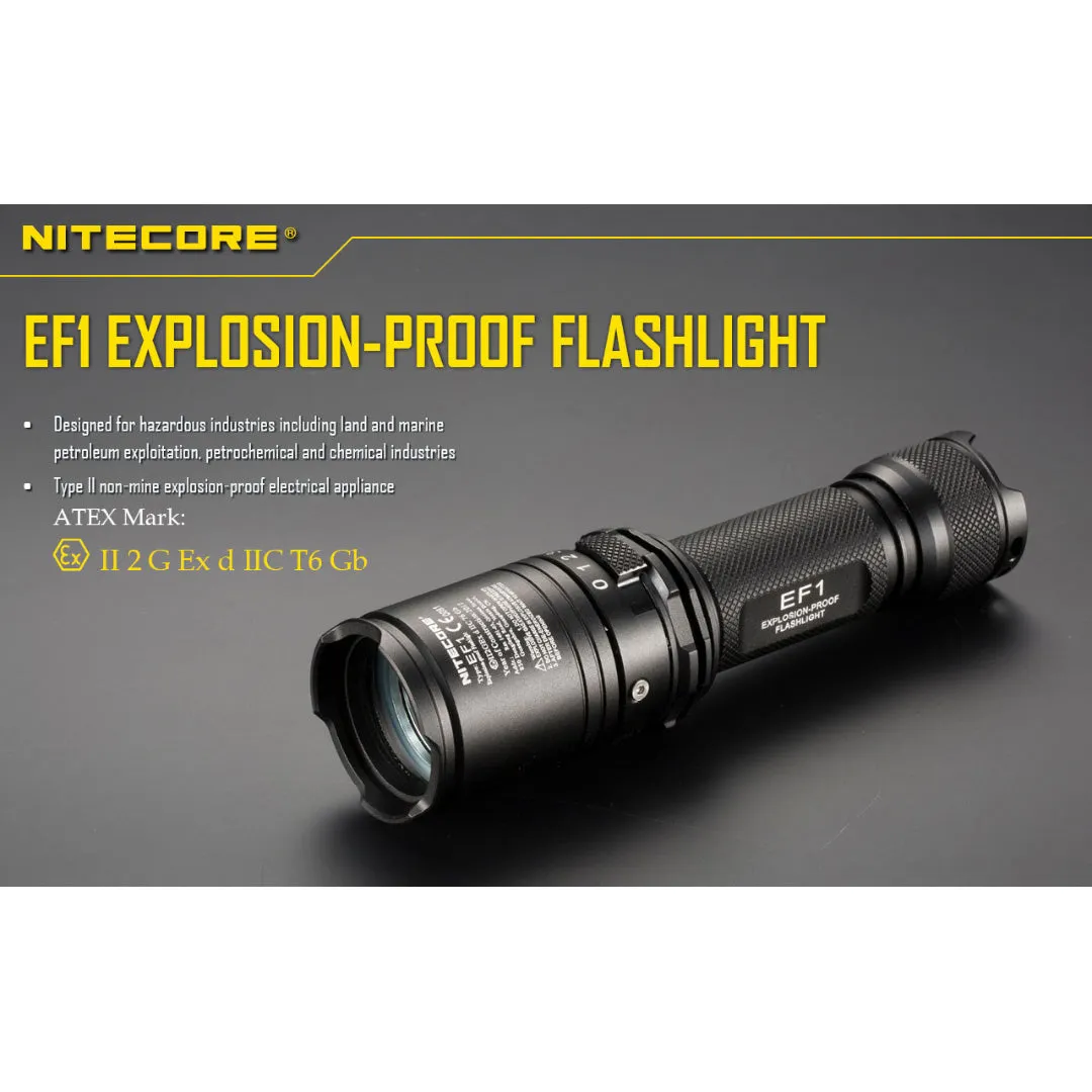 Nitecore EH1 Explosion Proof 2 x 18650 CREE XP-G2 S3 LED 260 Lumen Headlamp