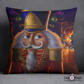 Nutcracker Holiday Pillow