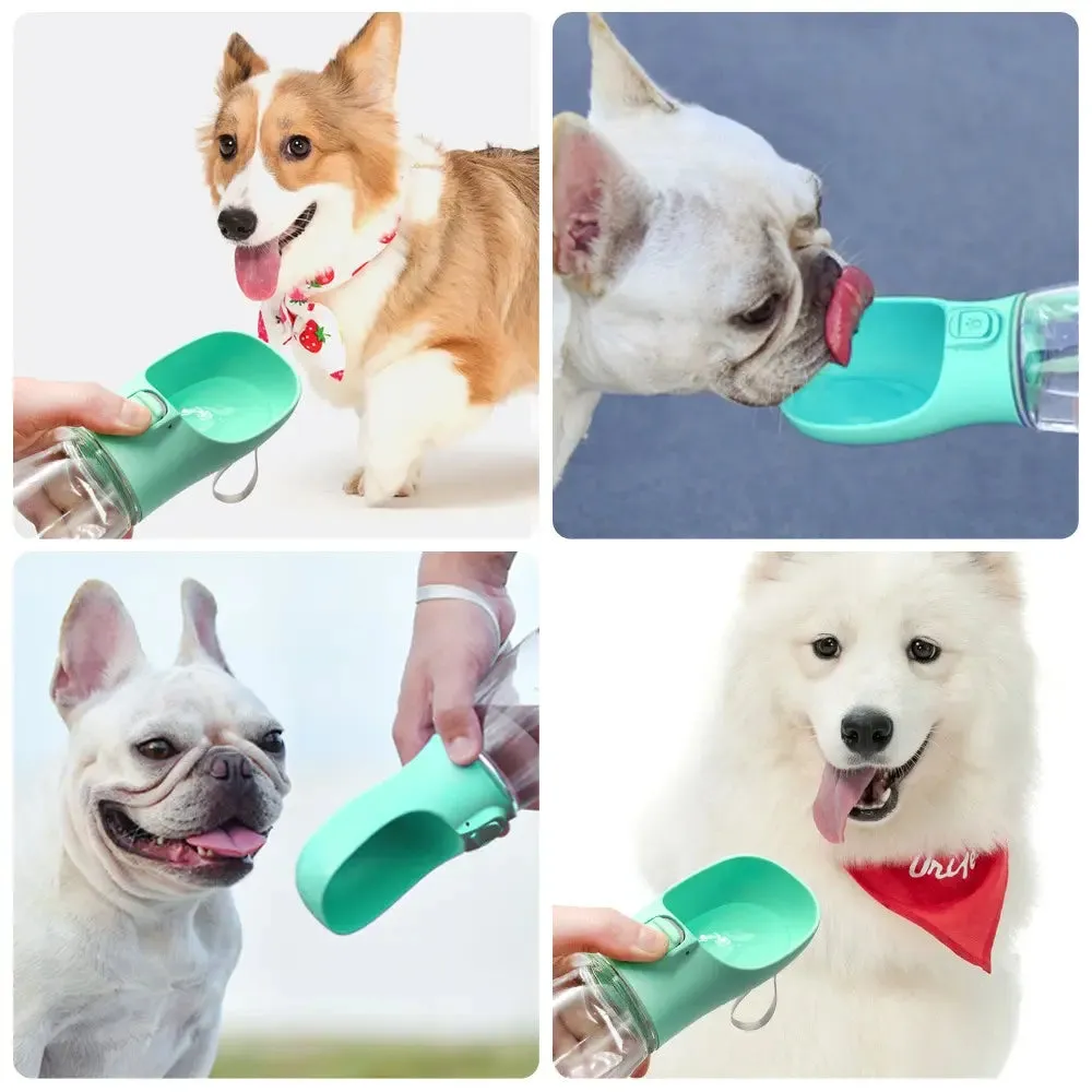 Outdoor Pet Dog Feeder Bowls Cats Dogs Travel Water Dispenser Feeder-0utdoor Pet Feeder