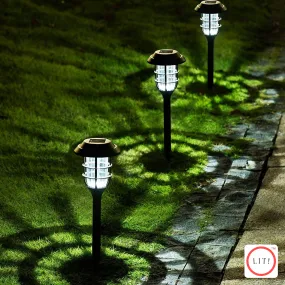 (Pack of 5) Waterproof Solar Powered Pathway Lights