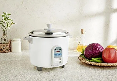 Panasonic SR-WA10 450-Watt Automatic Cooker Without Warmer (White)(Raw Capacity-0.6 kgs)