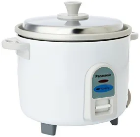 Panasonic SR-WA10 450-Watt Automatic Cooker Without Warmer (White)(Raw Capacity-0.6 kgs)