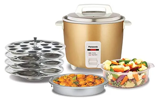 Panasonic SRWA18GHCMB Rice Cooker Combo Pack, 1.8 Litre