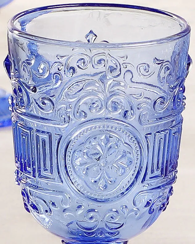 Parisian Blue Wine Goblet