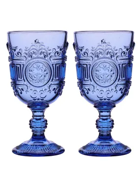 Parisian Blue Wine Goblet