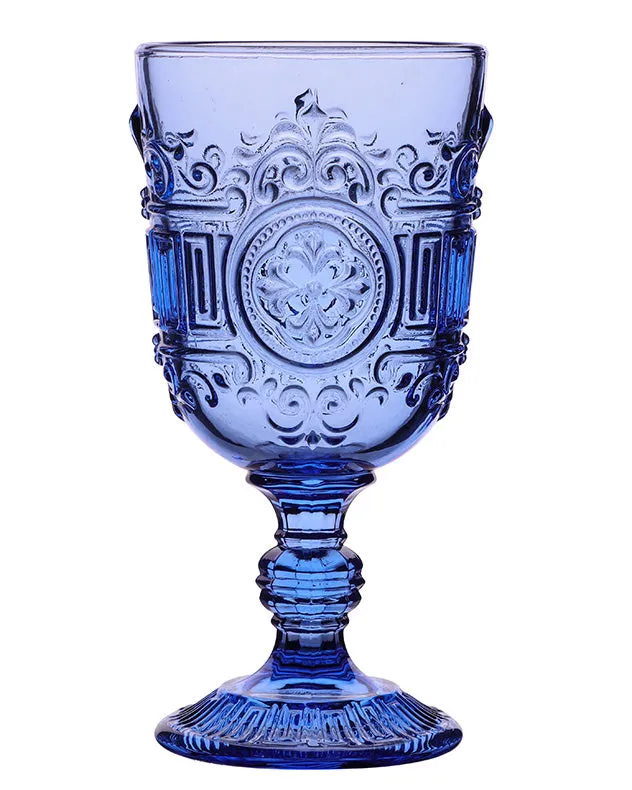 Parisian Blue Wine Goblet