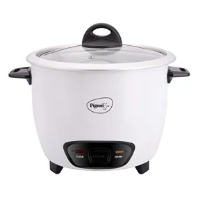 Pigeon by Stovekraft Joy 1.8 Liter Electric Rice Cooker 700 Watt, White