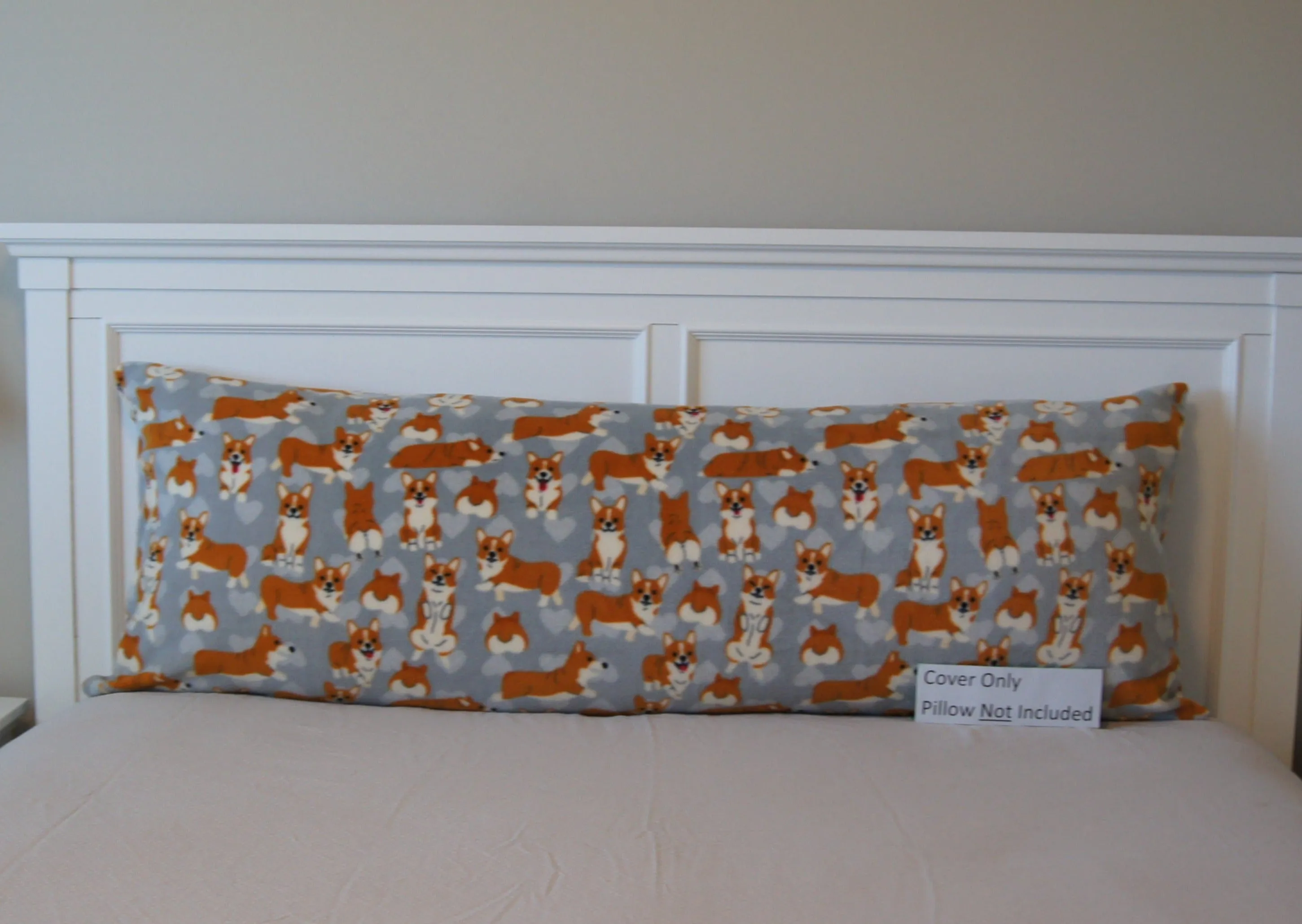 Pillows - Body Pillow Cover - Accent - Corgi Cuddles