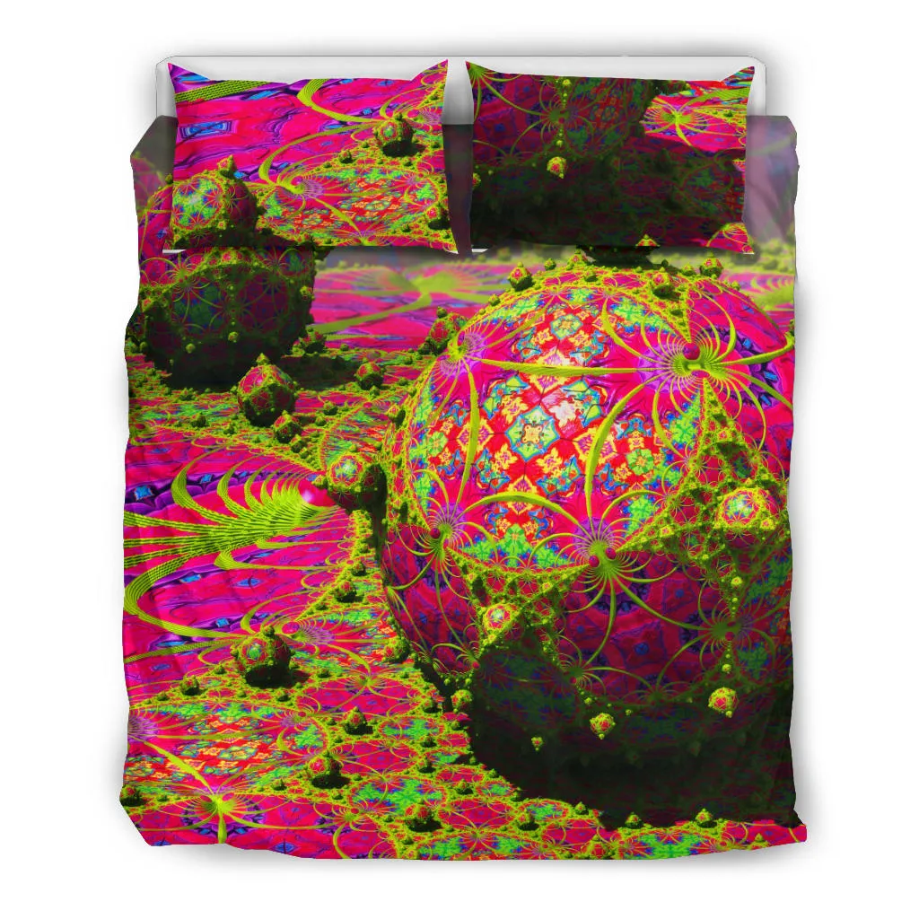 Pink Bulb | Bedding Set | Fractually