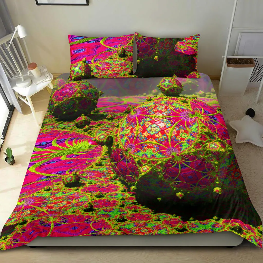 Pink Bulb | Bedding Set | Fractually