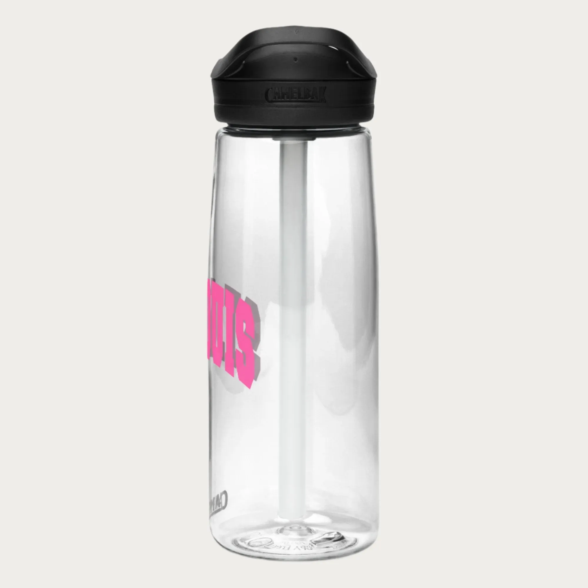 Pink Collegiate Sports water bottle