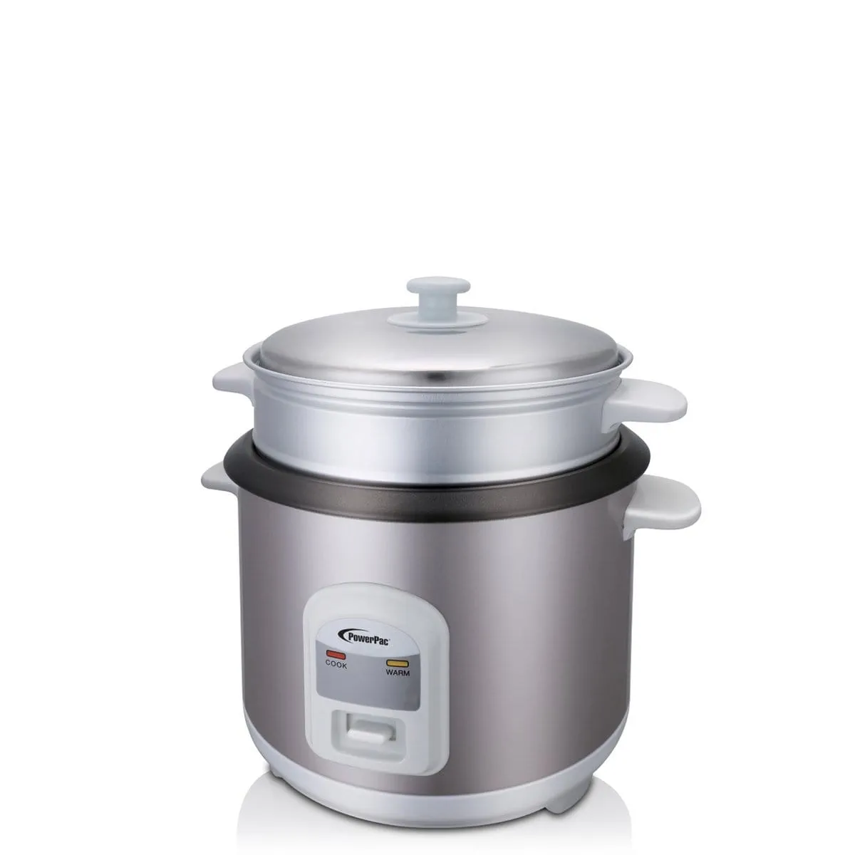 POWERPAC PPRC62 PREMIUM RICE COOKER WITH STEAMER 0.6L (1240400)