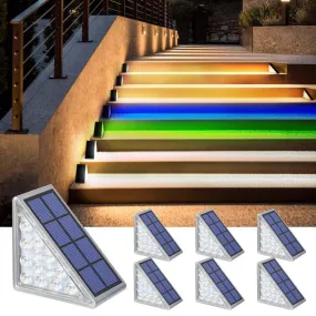 Product Title: Super Bright LED Outdoor Solar Light Step Lamp for Garden Deck - Waterproof & Anti-theft - Decorative Lighting