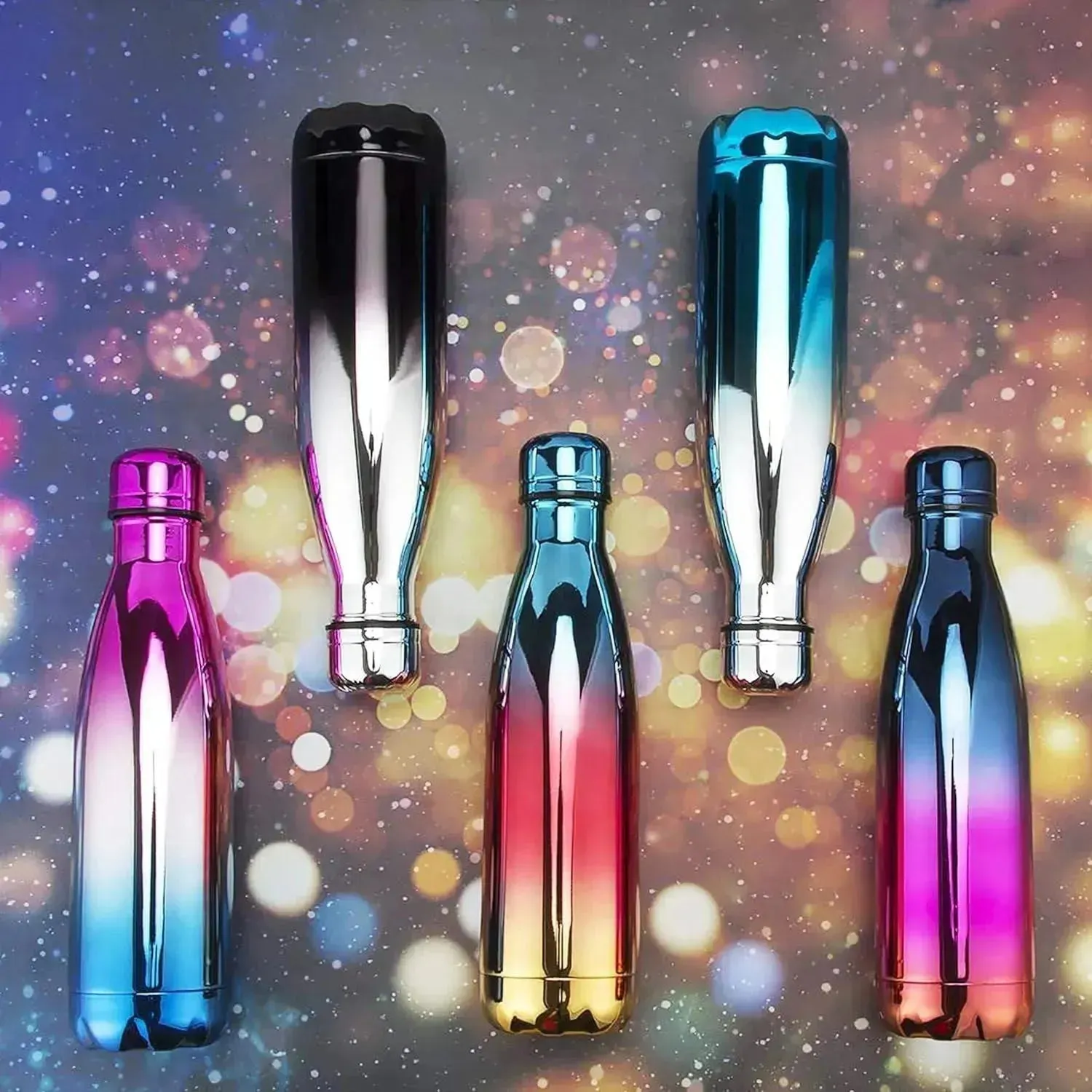 Rainbow Cola Metal Water Bottle (500 ml)