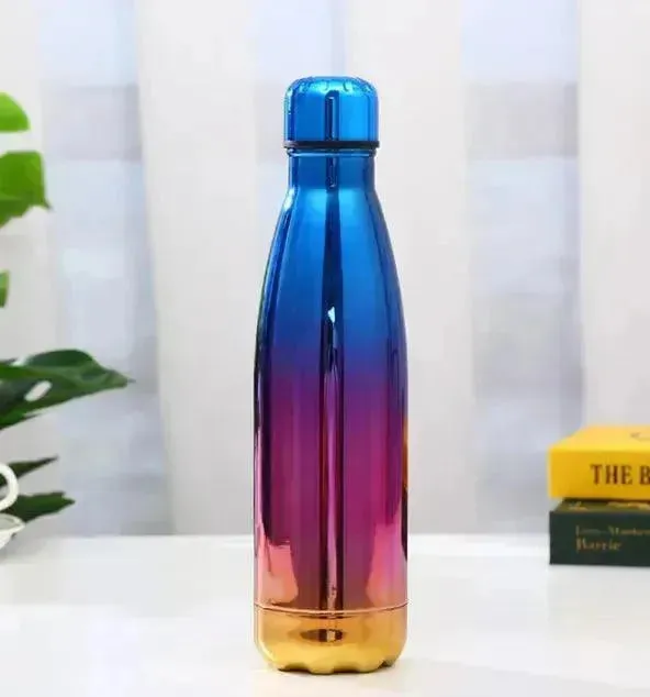 Rainbow Cola Metal Water Bottle (500 ml)