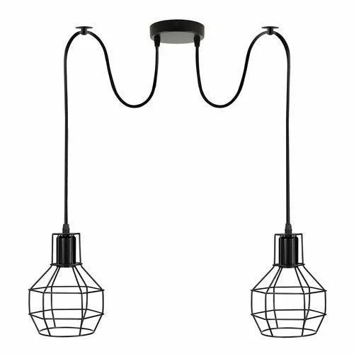 Retro Industrial 2 Way Indoor Ceiling Pendant Chandelier Hanging Light