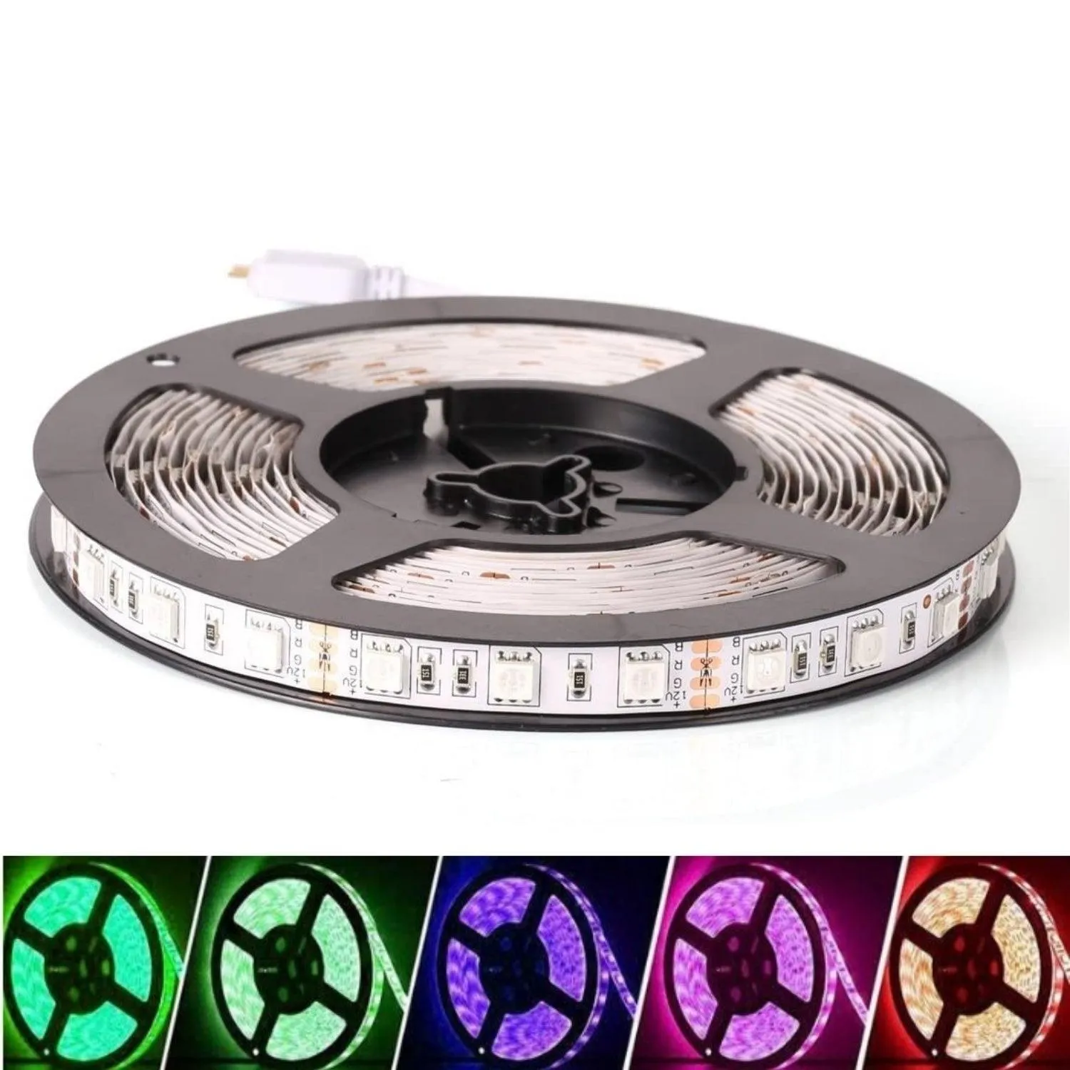 RGB LED Strip 12V 5050 IP20 Non-Waterproof 60LED/m 5 Metre