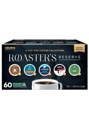 Roaster's Reserve Coffee K-Cup Pod Variety Pack, 60ct K-Cup Pods