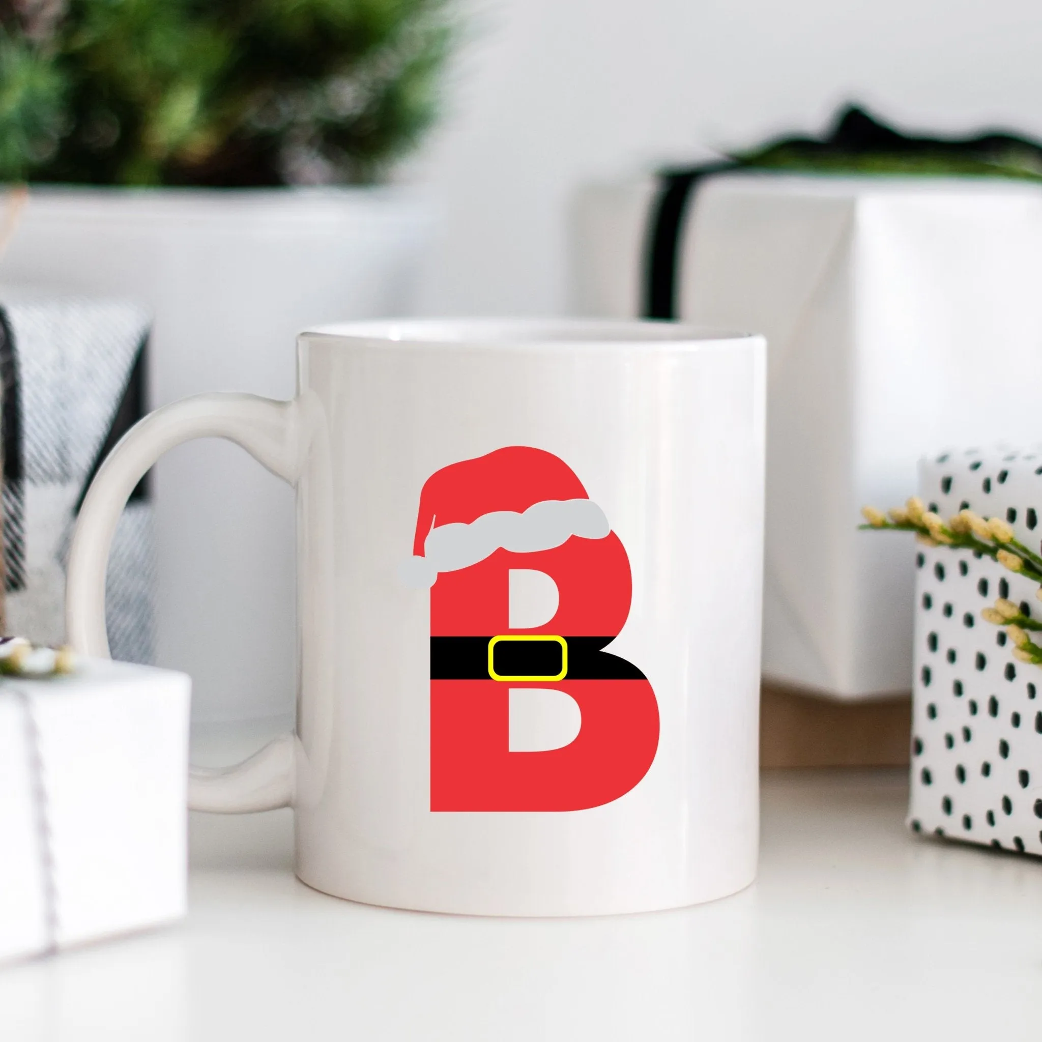 Santa Monogram Campfire Mug