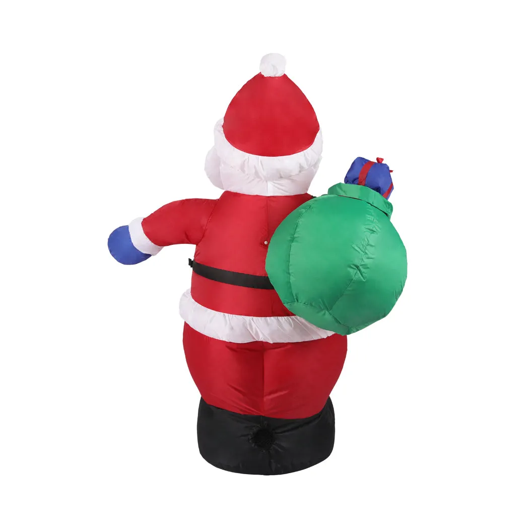 Santa Sack Christmas Inflatable Xmas Decorations - 1.2M