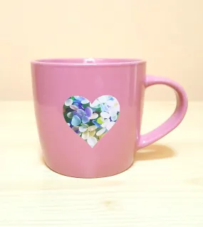 Sea Glass Mug With Heart