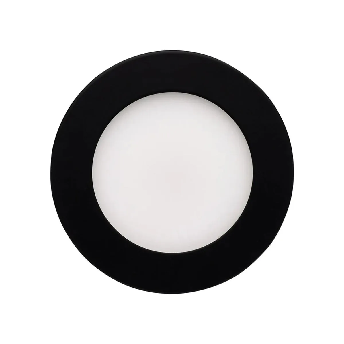 Slim Fit 4 Inch Round Canless LED Recessed Light, 700 Lm, 27K|30K|35K|40K|50K, Black Finish