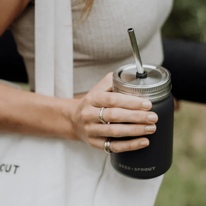 Smoothie Cup with Straw