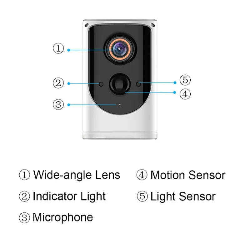 Solar Cam Two-way PIR Motion 1080P