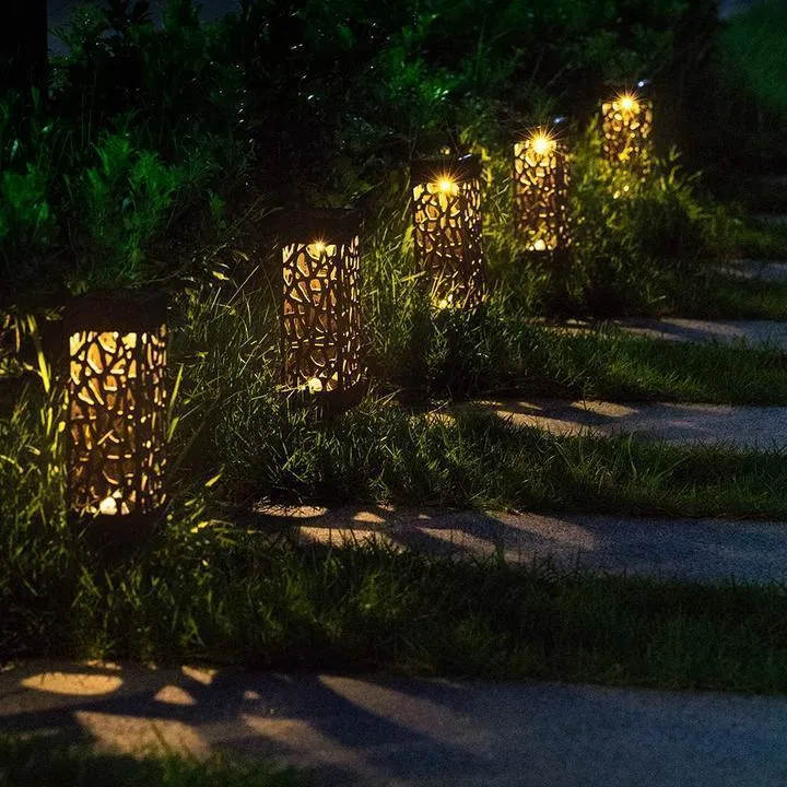 Solar Lights Outdoor Pathway Decorative Walkway Powered Led Waterproof Light