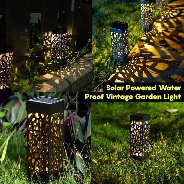 Solar Lights Outdoor Pathway Decorative Walkway Powered Led Waterproof Light