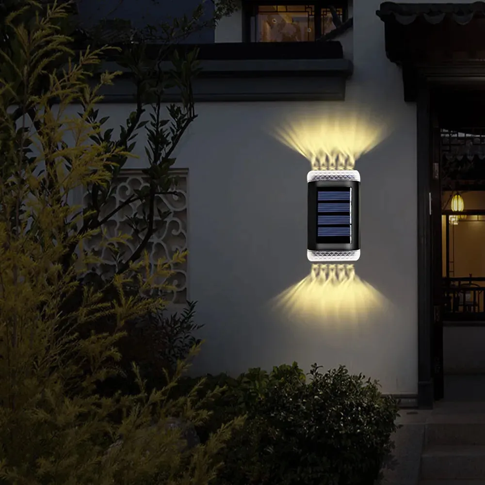 Solar Wall Light Outdoor Waterproof Balcony Wall Lights for Courtyard Street Landscape Garden Decor Lamp Solar Outdoor Wall Lamp