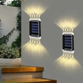 Solar Wall Light Outdoor Waterproof Balcony Wall Lights for Courtyard Street Landscape Garden Decor Lamp Solar Outdoor Wall Lamp