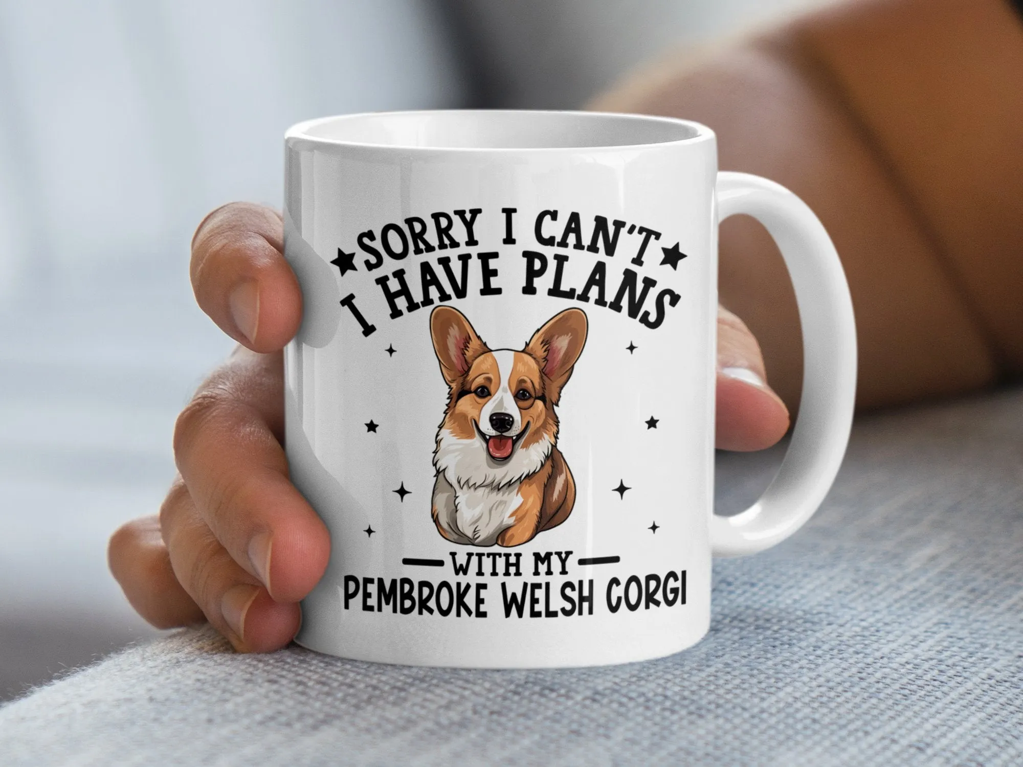 Sorry I Can't I Have Plans With My Corgi Mug