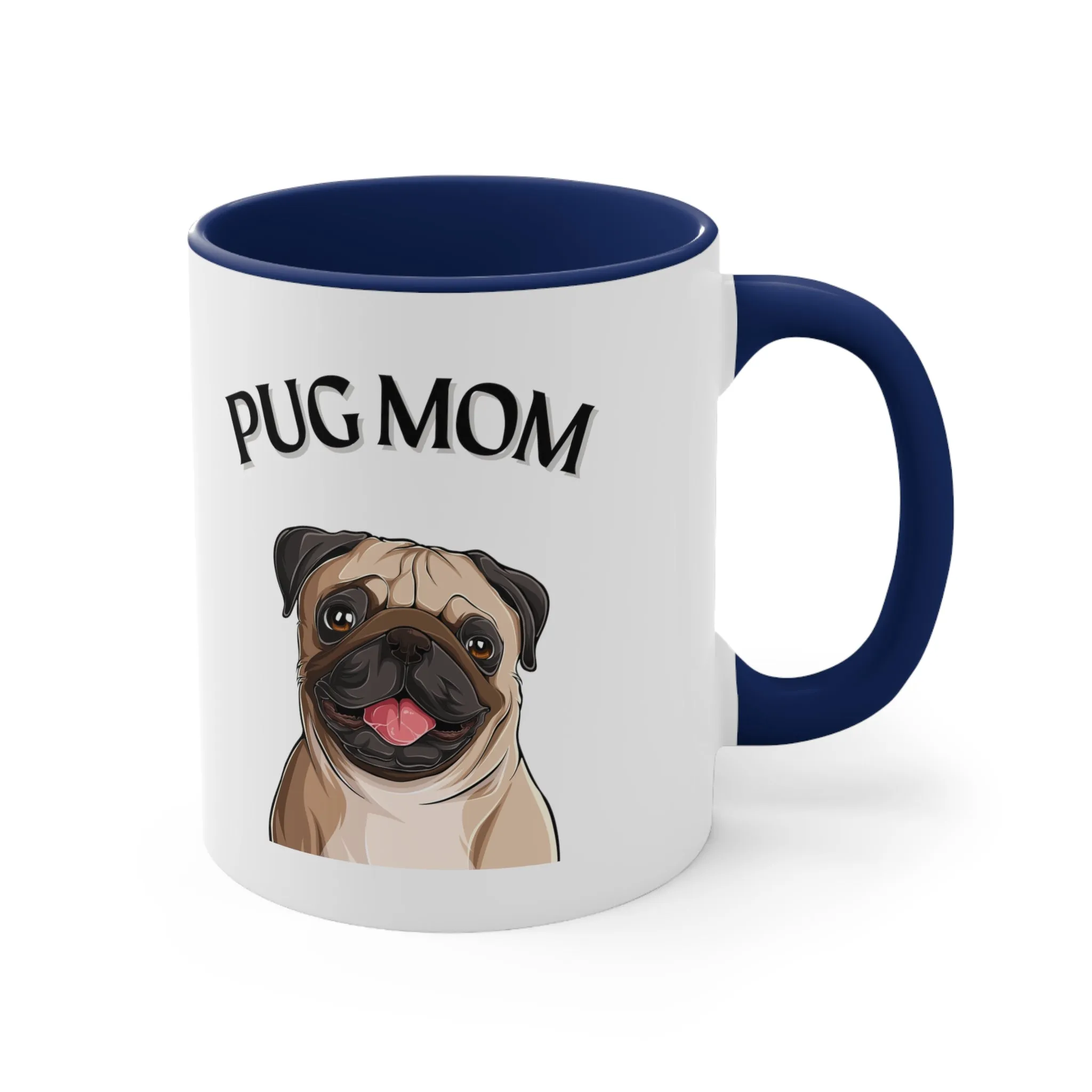 Special Pug Mom Coffee Cup  Multi-Color Coffee Mug Gift for Pug Owners, Dog Lovers, Gift for Her