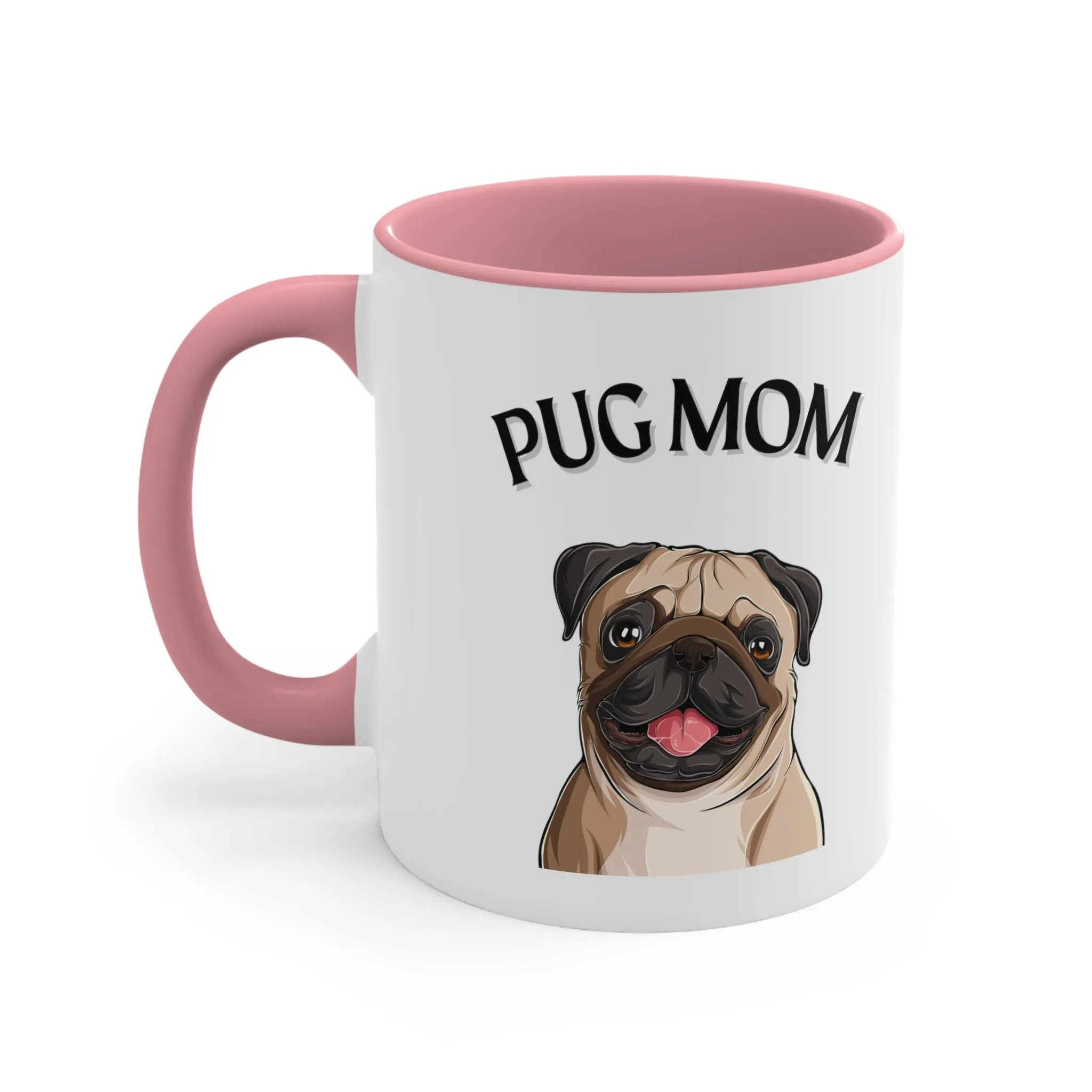 Special Pug Mom Coffee Cup  Multi-Color Coffee Mug Gift for Pug Owners, Dog Lovers, Gift for Her