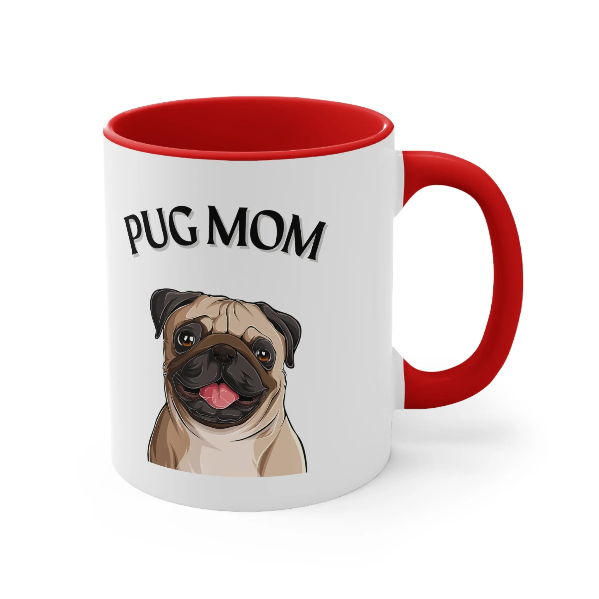 Special Pug Mom Coffee Cup  Multi-Color Coffee Mug Gift for Pug Owners, Dog Lovers, Gift for Her