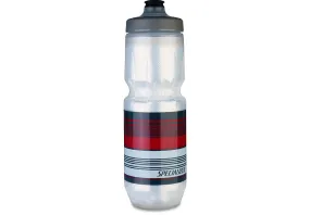 Specialized 23 Oz Insulated Wgb Ea Bottle Translucent/Red Surf Stripe 23 OZ