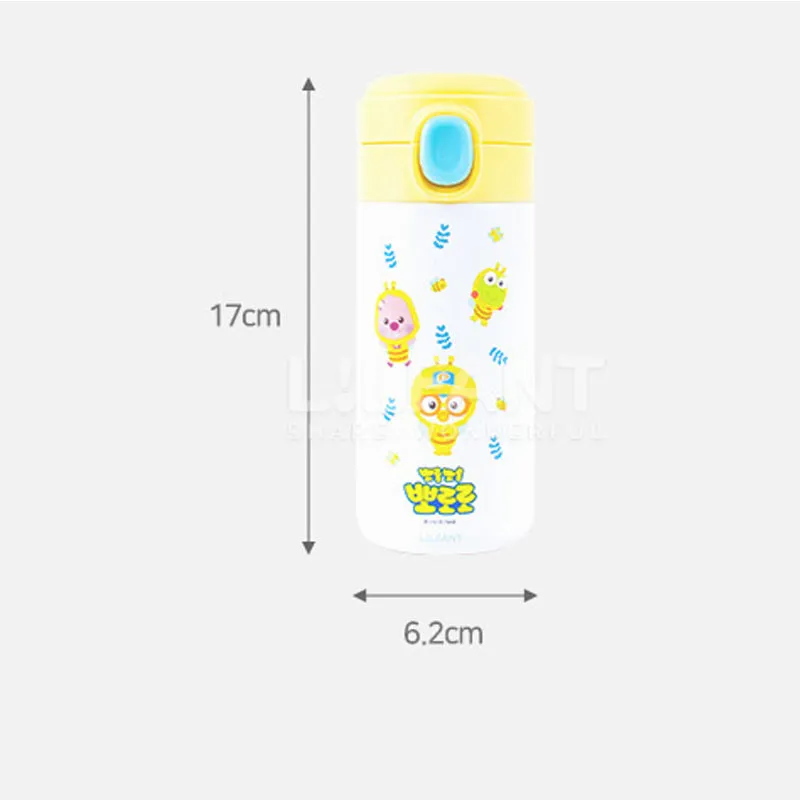 Stainless Capsule One-touch Tumbler 320ml-Pororo