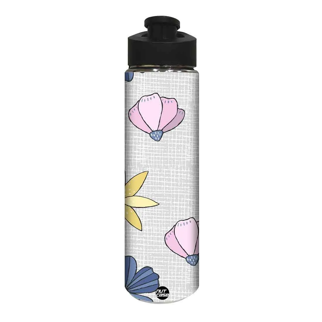 Stainless Steel Sipper Bottle -  Pink Floral