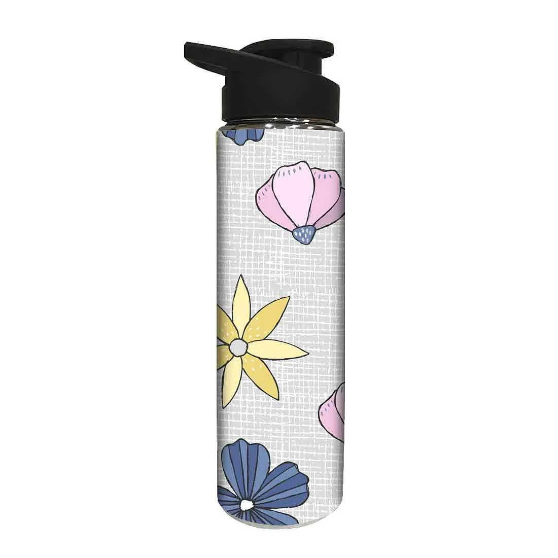 Stainless Steel Sipper Bottle -  Pink Floral