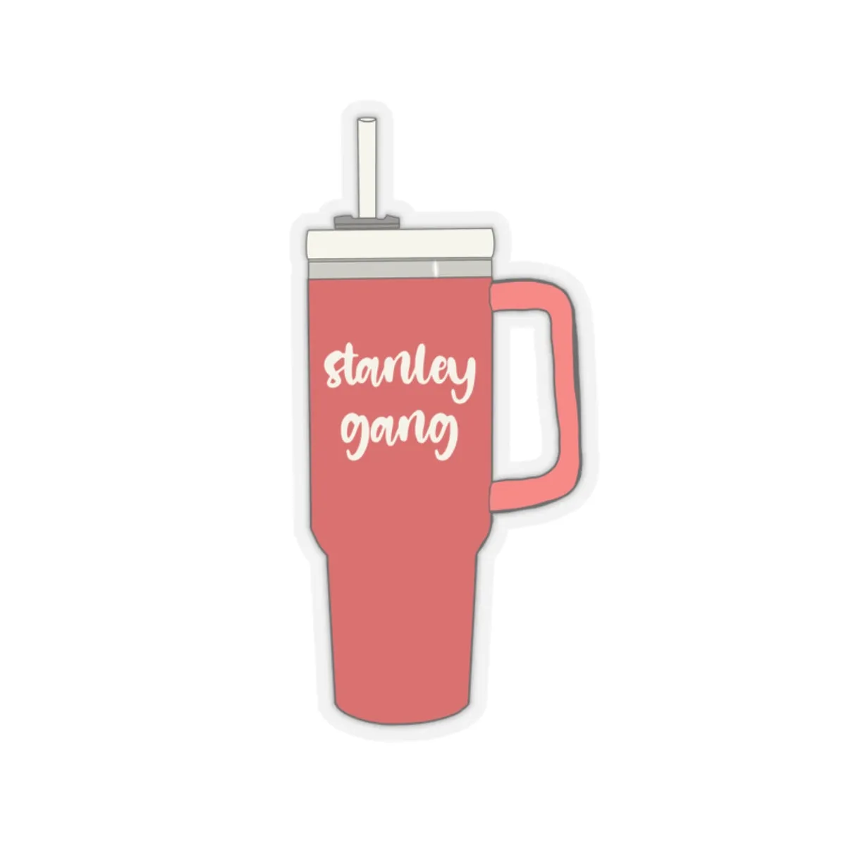 Stanley Gang Red Kiss-Cut Sticker