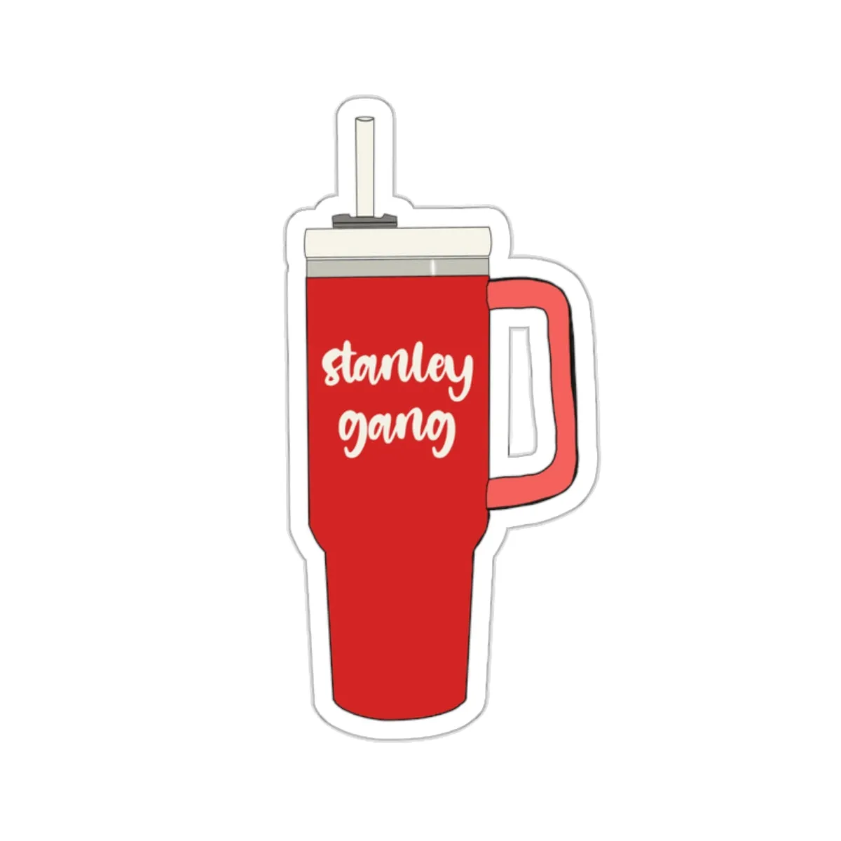 Stanley Gang Red Kiss-Cut Sticker