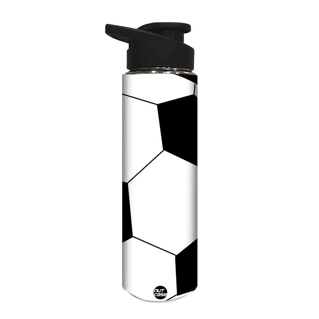 Steel Sports Water Bottle for Boys - Football