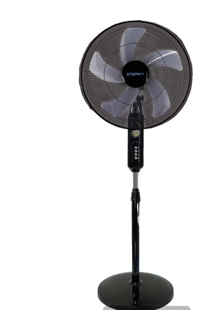 Stork Stand Fan20 Inch 3 Speeds 70 W 5 Blades Black 