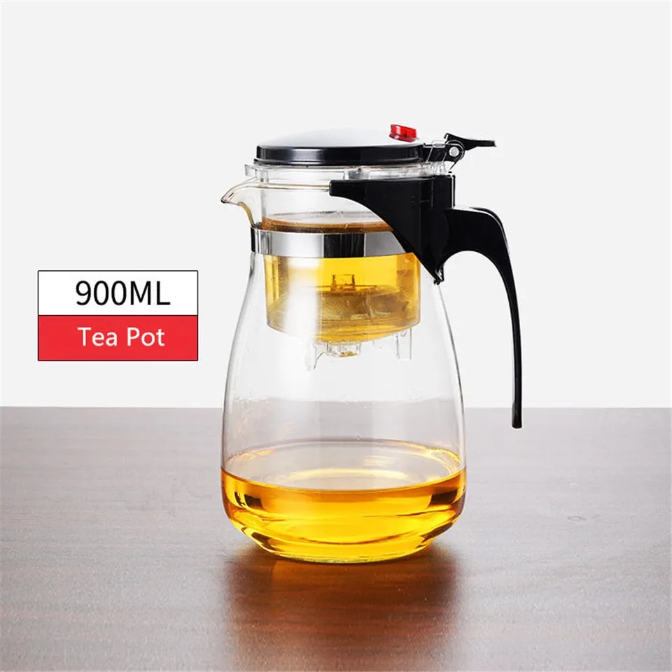 TeaTime Heat Resistant Glass Teapot