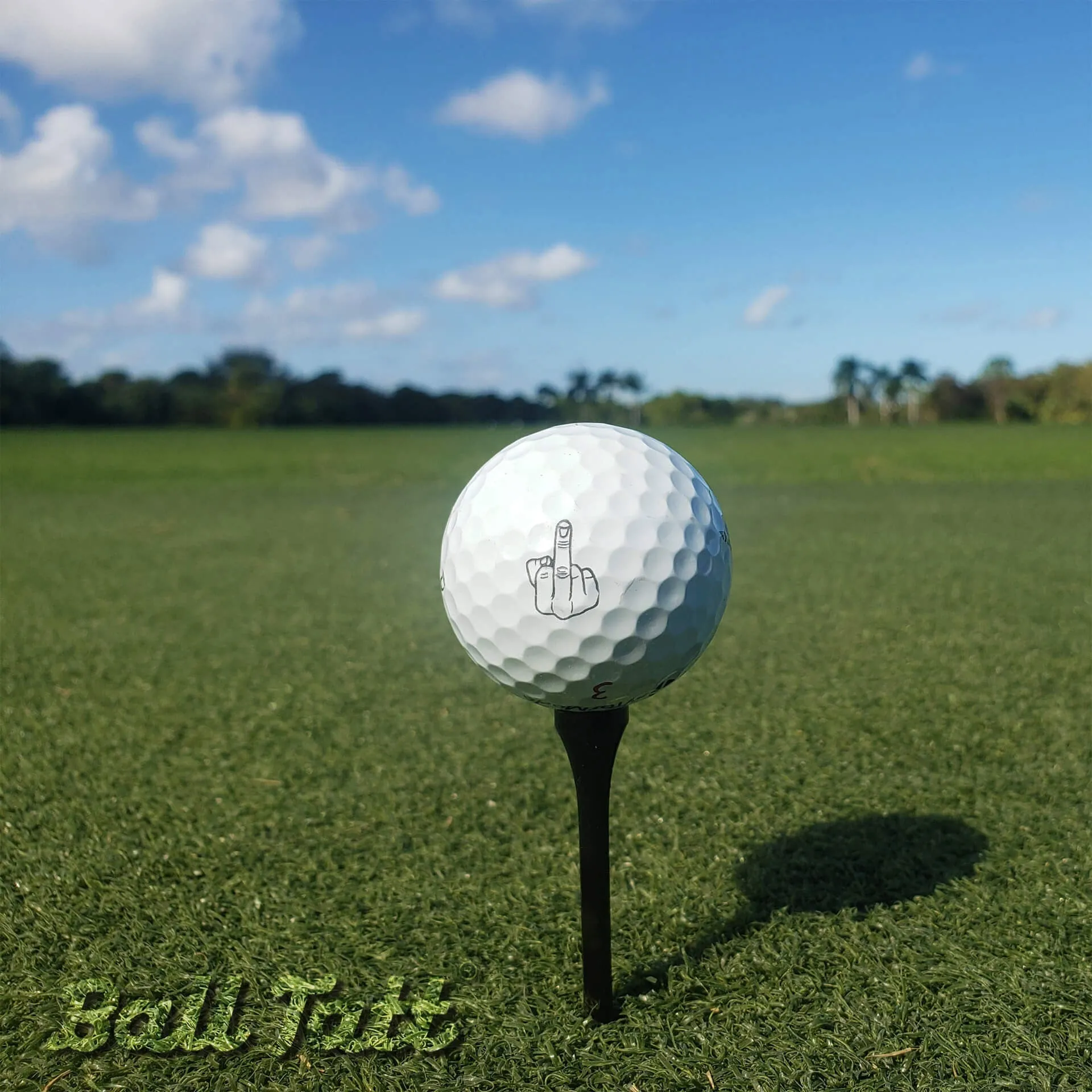 Tee'd Off Golf Ball Stamp